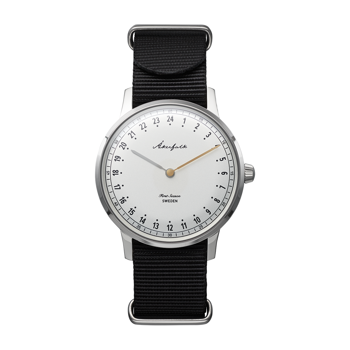 First Season Silver White with Black NATO