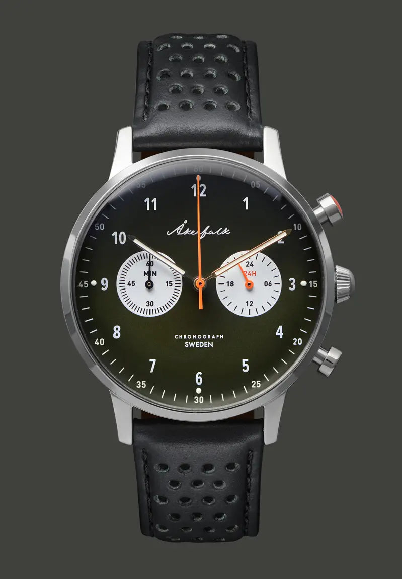 Akerfalk Chronograph Forrest 12h 24h watch