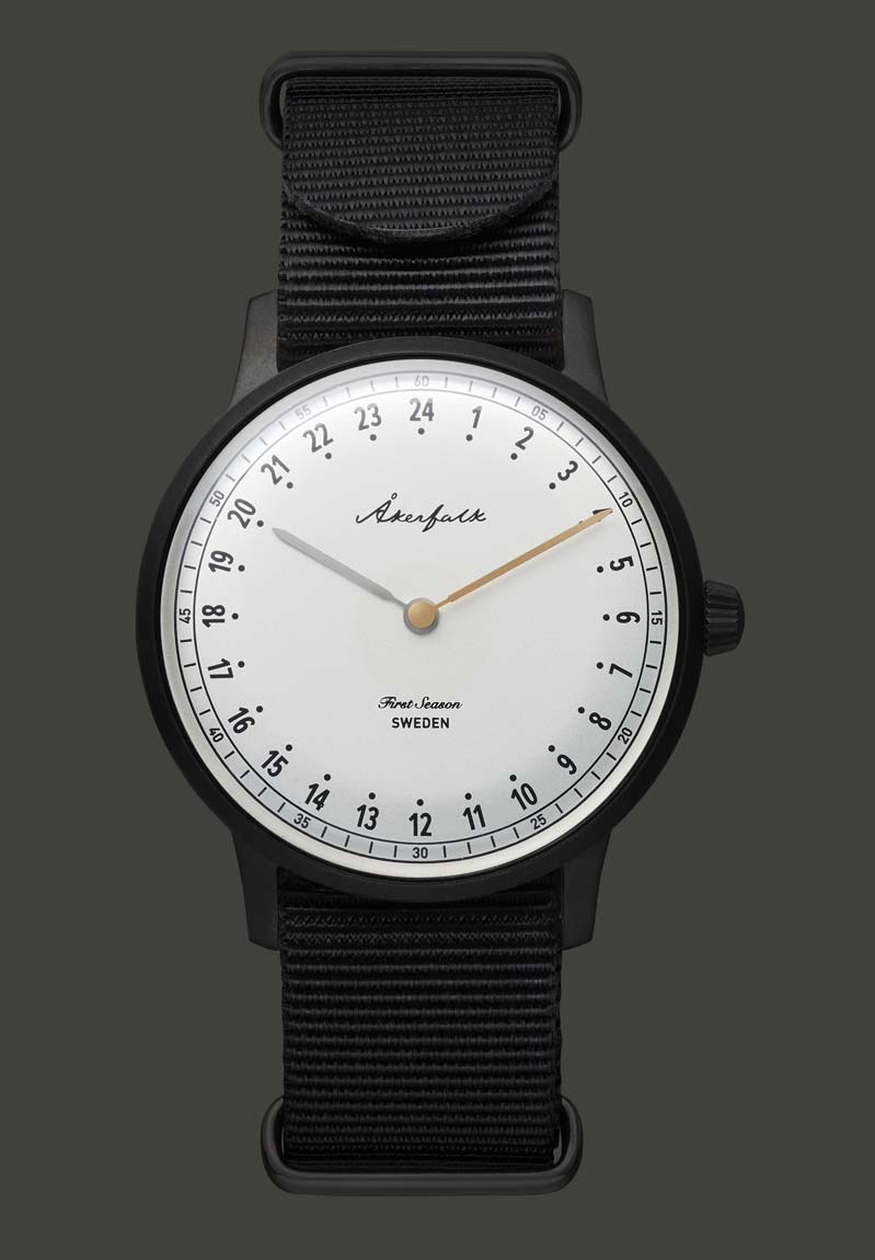 First Season Matte Black White with Black NATO