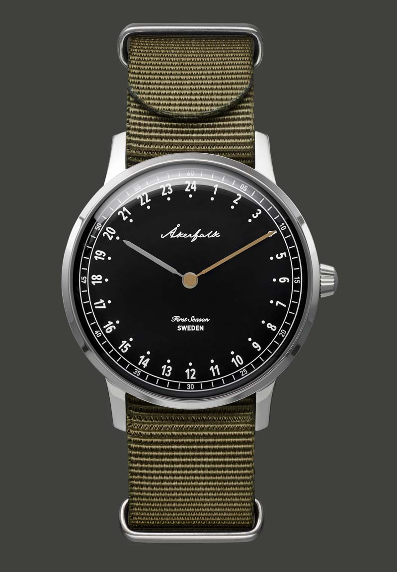 First Season Silver Black with Green NATO - Main Image