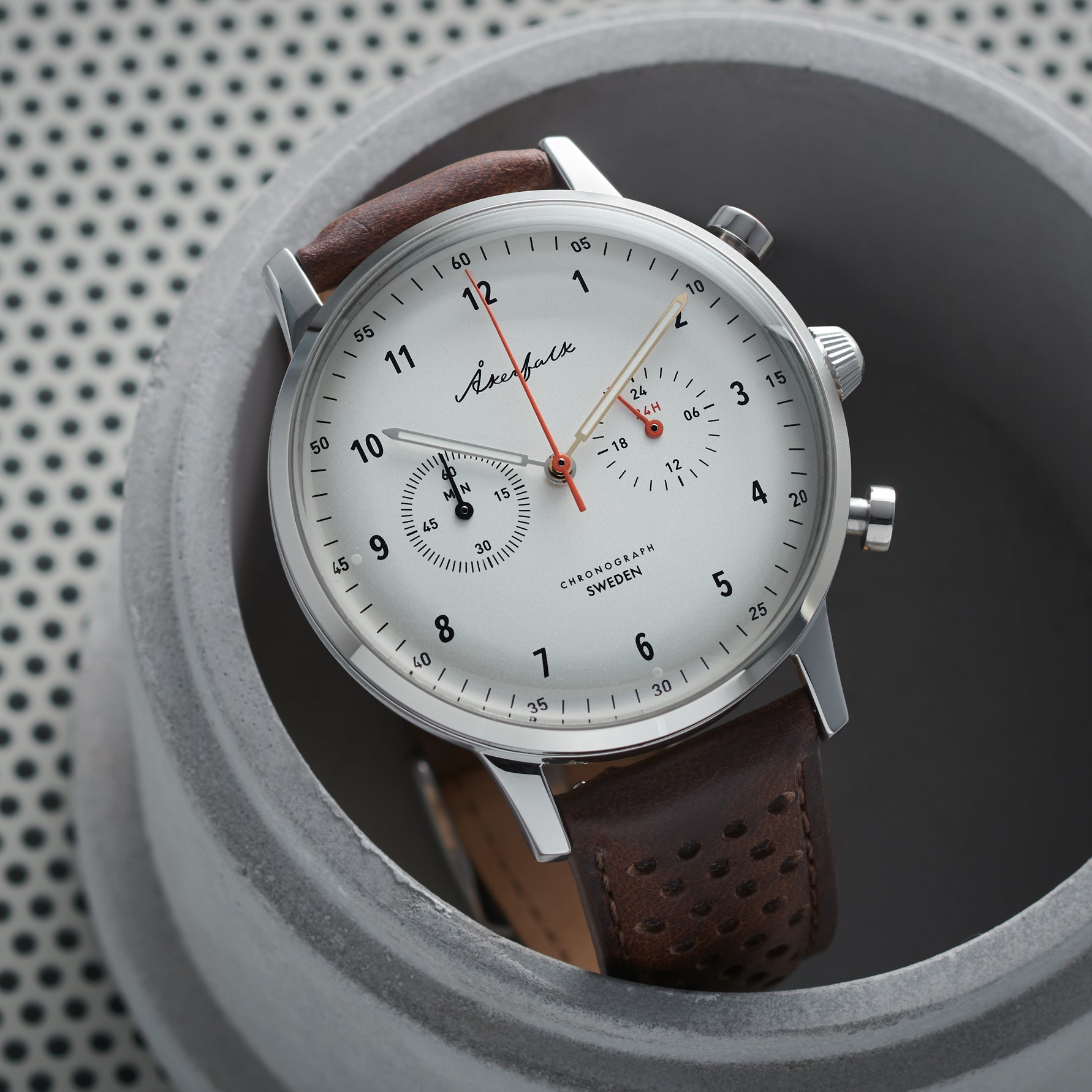Akerfalk chronograph watch sweden