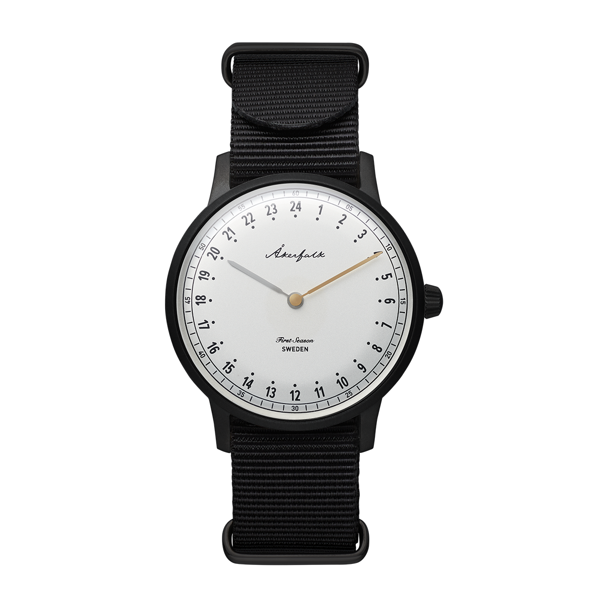 First Season Matte Black White with Black NATO