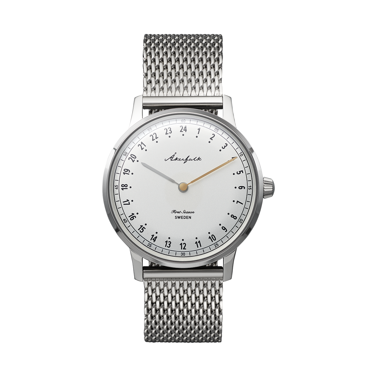 First Season Silver White with Silver Mesh