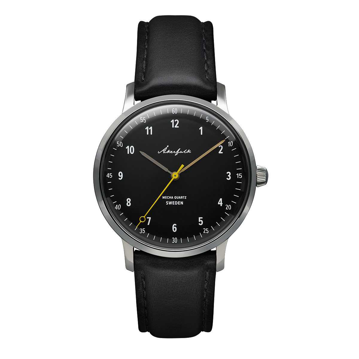 Mecha Quartz Silver, Silk Black